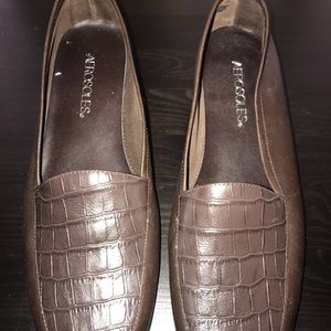 Leather and Crock sensible shoes